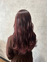 ヘアーワークス ボナ(HAIR WORKS bona.)&nbsp;ロングウェーブ×髪質改善カラー/うる艶美髪/グラデーション