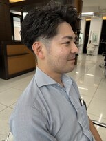 フラッグヘアー 博多駅前店(Flag HAIR) ツーブロック波打ちツイスパ・ビジネススタイル