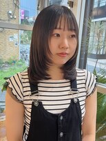 ボットー(Botto.) ミディアム×フロントレイヤースタイル