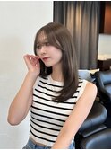 レイヤーカット/韓国ヘア/顔まわりカット/銀座