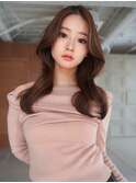 ANGELICA くすみベージュ 透明感カラー 韓国ヘア