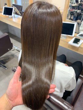 レオン(Re:ON) 縮毛矯正×ロングヘア