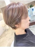 白髪ぼかし×くびれショート