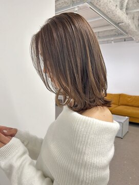 ノウハウ タニマチ(KNOWHOW tanimachi) ボブレイヤー柔らかベージュカラー