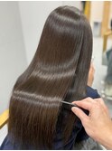 艶髪ダークカラー！髪質改善カラートリートメント