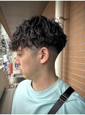 【大村指名】メンズカットスペインカールスパイラルパーマ