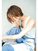 【GEEKS渋谷】ショートウルフ/クールショート/夏カラー/20代30代