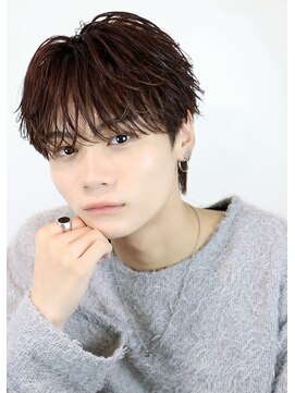 オーシャントーキョー 心斎橋(OCEAN TOKYO WEST) シースルーマッシュフェザーショートニュアンスパーマ