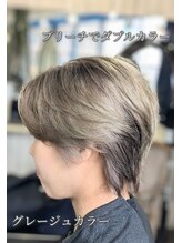 マッシュハイトーン、ダブルカラー、グレージュ！！！【浅草駅/メンズ/メンズパーマ/ツイストスパイラル】