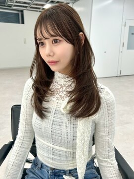 ユーフォリア 新宿店(Euphoria) レイヤーカット/ブラウンカラー