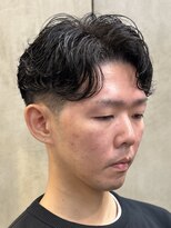 ドルクス 上野店(Dorcus)&nbsp;センターパート/ビジネススタイル/ウェーブ/七三分け