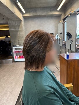 タメ(tame-) サーフカール/フェザーパーマ/ブルーブラック【都賀/メンズ】