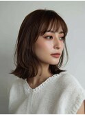 クラゲヘアー/小顔/ココアベージュ/オリーブグレー/水戸米沢