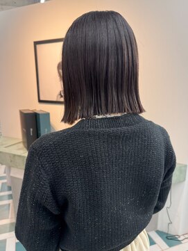 ノエ(noe) 切りっぱなしボブ/レイヤーカット/ダブルカラー/ブリーチ/栄k115