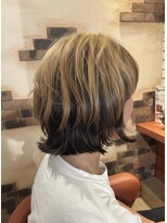 ヘアメイク フレンシア(hair make flencia)&nbsp;際立つ個性！レイヤーアンブレラカラー【039スタイル】