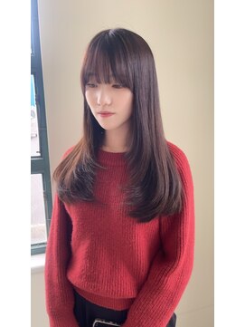 ニュイ 茨木店(nui +) 着物ヘア/ダークアッシュ/ミディアムレイヤーカット/茨木