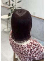 レンジヘアー(lange hair)&nbsp;ワインレッド【鈴鹿/四日市/津/ストレート/ブリーチなし】