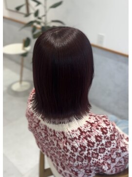 レンジヘアー(lange hair) ワインレッド【鈴鹿/四日市/津/ストレート/ブリーチなし】