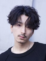 レタッチバイフィフス(RETOUCH by fifth) 原宿センターパートシャドウルーズパーマフェザーショート