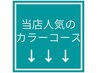 【人気のカラーコースは↓↓↓】