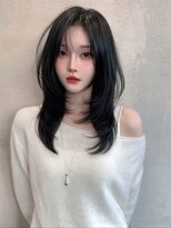 セブンルックス(7LOOKS) 【レイヤー】ブルーブラック×韓国レイヤー