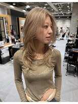 レックスヘアーインターナショナル(ReX HAIR INTERNATIONAL) 【ナカノリンタロウ】レイヤーカット/ベージュブロンド/心斎橋