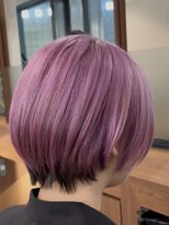 アウラ(AURA)&nbsp;マッシュショートラベンダーピンク