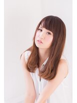 セシルへアー JR京都駅前店(Cecil hair)&nbsp;ベージュカラーで柔らか☆小顔ストレート