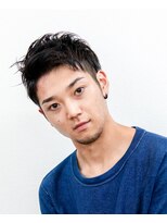 ヘアージャンティ(HAIR GENTIL)&nbsp;メンズ　ショート　【 ツーブロック × アップバング 】