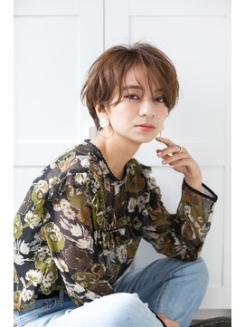 トワイスアップ(TWICE UP) ショートスタイル/フレンチカジュアル/カーキベージュ/夏カラー