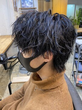 エルオム(EL.HOMME) 【YUKI】センターパート×ウルフ