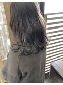 アッシュブラウン*アッシュグレー*セミロング*Bambi松平愛