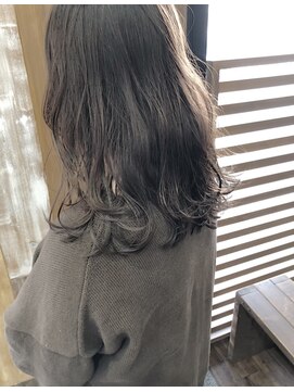 バンビ プライベート サロン(Bambi private salon) アッシュブラウン*アッシュグレー*セミロング*Bambi松平愛