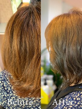 アークスヘアー 大人かわいい☆フェアリーな透明感&ツヤ感ブラウンベージュ