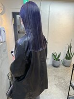ソイ 下北沢(soi)&nbsp;【blue purple】ハイトーンロング_ブルーパープル_ケアブリーチ