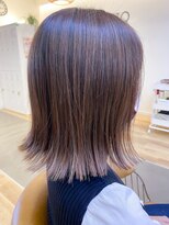 サンク ヘア アンド スパ パルシェ店(CINQ hair&spa)&nbsp;《CINQ》勝見　透け感ラベンダーベージュ×切りっぱなしボブ♪
