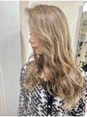 最新外国人風カラー×バレイヤージュ×ホワイティカラー