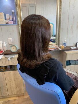 美容室 ダン エクセルシア(Dan) オーガニックハーブ艶輝き外ハネスタイル★