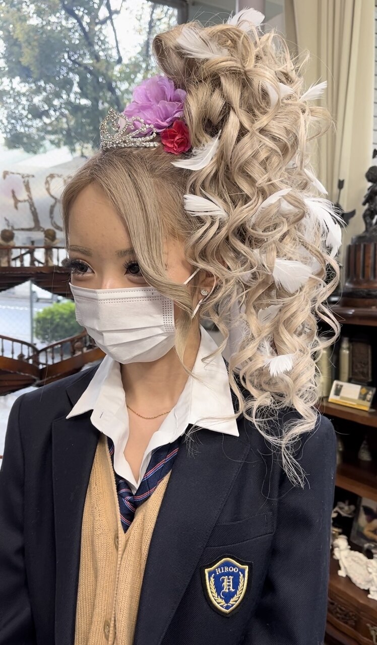 momoka》盛り髪JK卒業式体育祭文化祭横浜石川町：L179357822｜バイブ