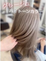 リッシュ 四街道店(Lish)&nbsp;夏に向けて【グレージュカラー】 ブリーチ必須