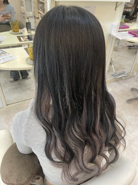 クラナ(clana) プルエクステ グレーインナー