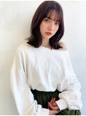 〇くびれミディ 韓国ヘア 顔まわりレイヤー