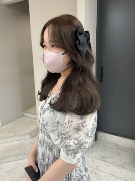 ボタン テンジン(VOTAN tenjin) チョコレートカラー/艶髪/顔周りカット/天神韓国ヘア