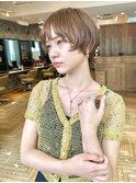 ショートウルフ　ウルフヘア　顔まわりレイヤー　マッシュウルフ