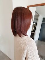 バディヘア リープ(BUDDY HAIR Leap)&nbsp;コーラルピンク×酸性ストレート