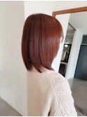 コーラルピンク×酸性ストレート