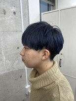 メルシー トータル ブランディング サロン(merci TOTAL BRANDING SALON)&nbsp;ダブルカラー/ネイビーブルー/マッシュショート