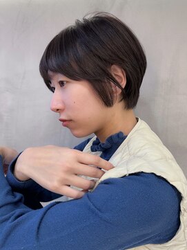 インプレッション(impression produced by LA’BO) 【札幌/impression佐藤】コンパクトショートボブ