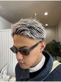 Men'sフェード×ホワイトシルバーStyle