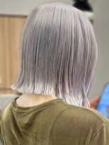 アース センター南店(HAIR&MAKE EARTH)&nbsp;大人可愛い髪質改善ケアブリーチくすみホワイトアッシュカラー